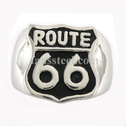 FSR11W00 Highway Route 66 biker ring - Click Image to Close